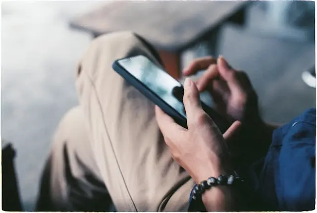 Mobile-friendly HOA website on a smartphone