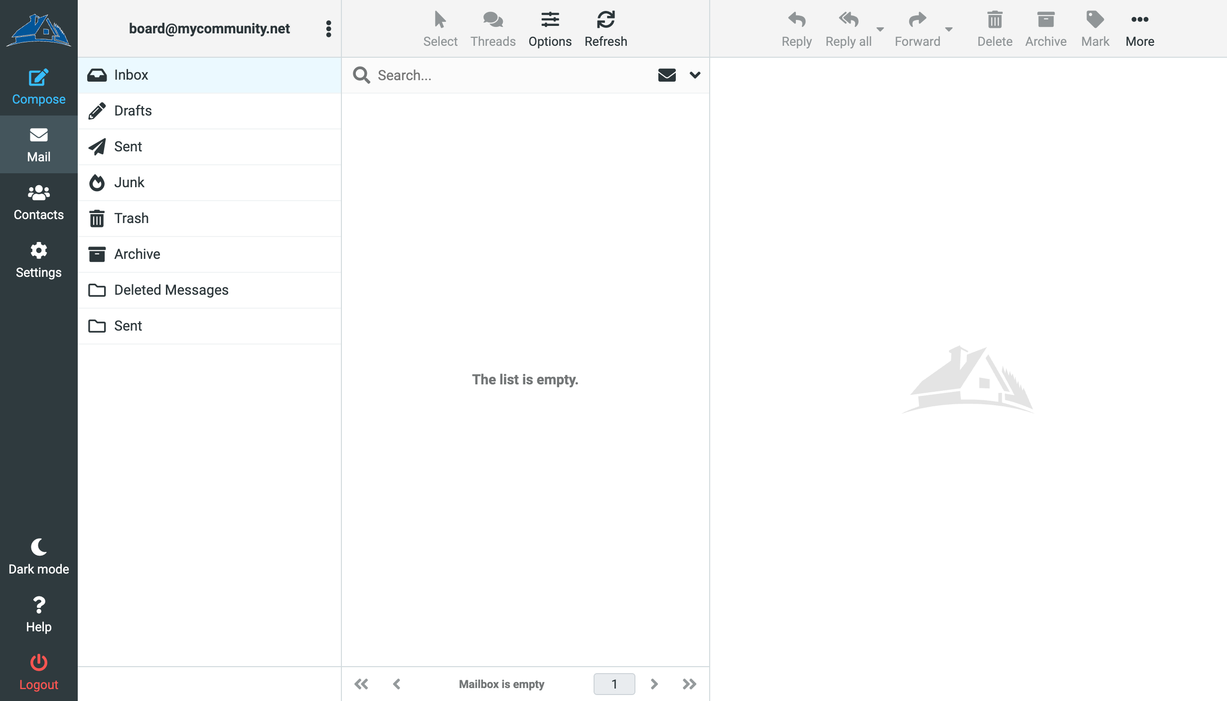 Webmail Screenshot